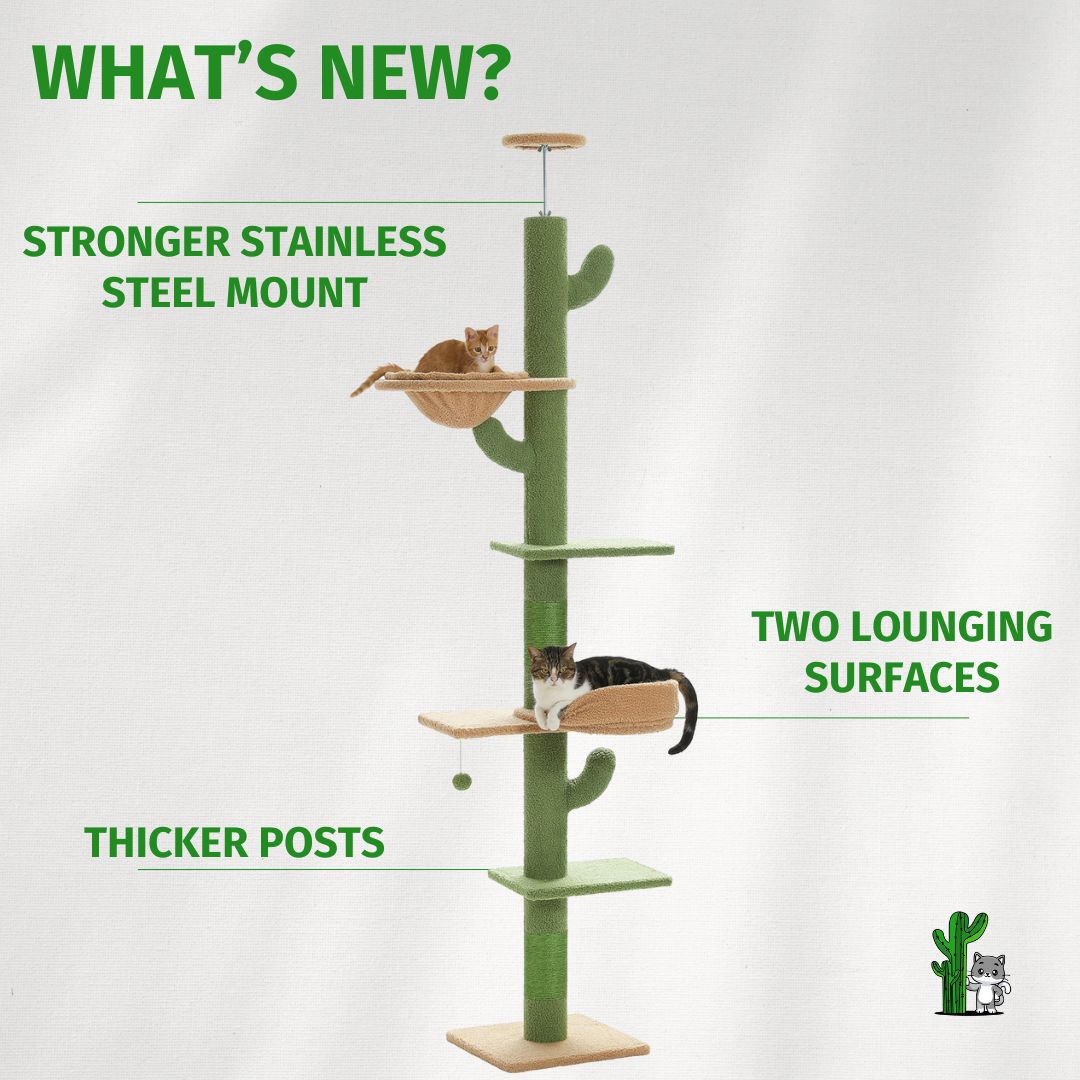 The ScratchingCactus Climbing Pole Plus