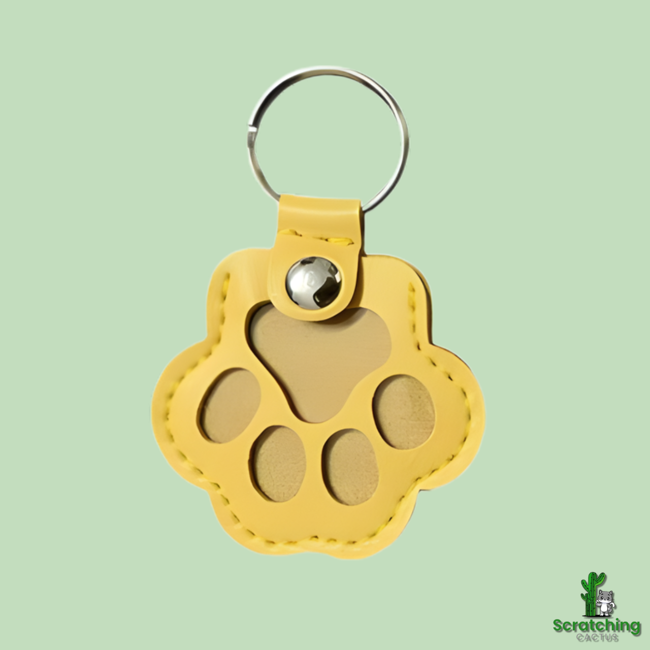 Pet Hair Memorial Keychain Keepsake Locket – PU Leather Pet Fur Holder