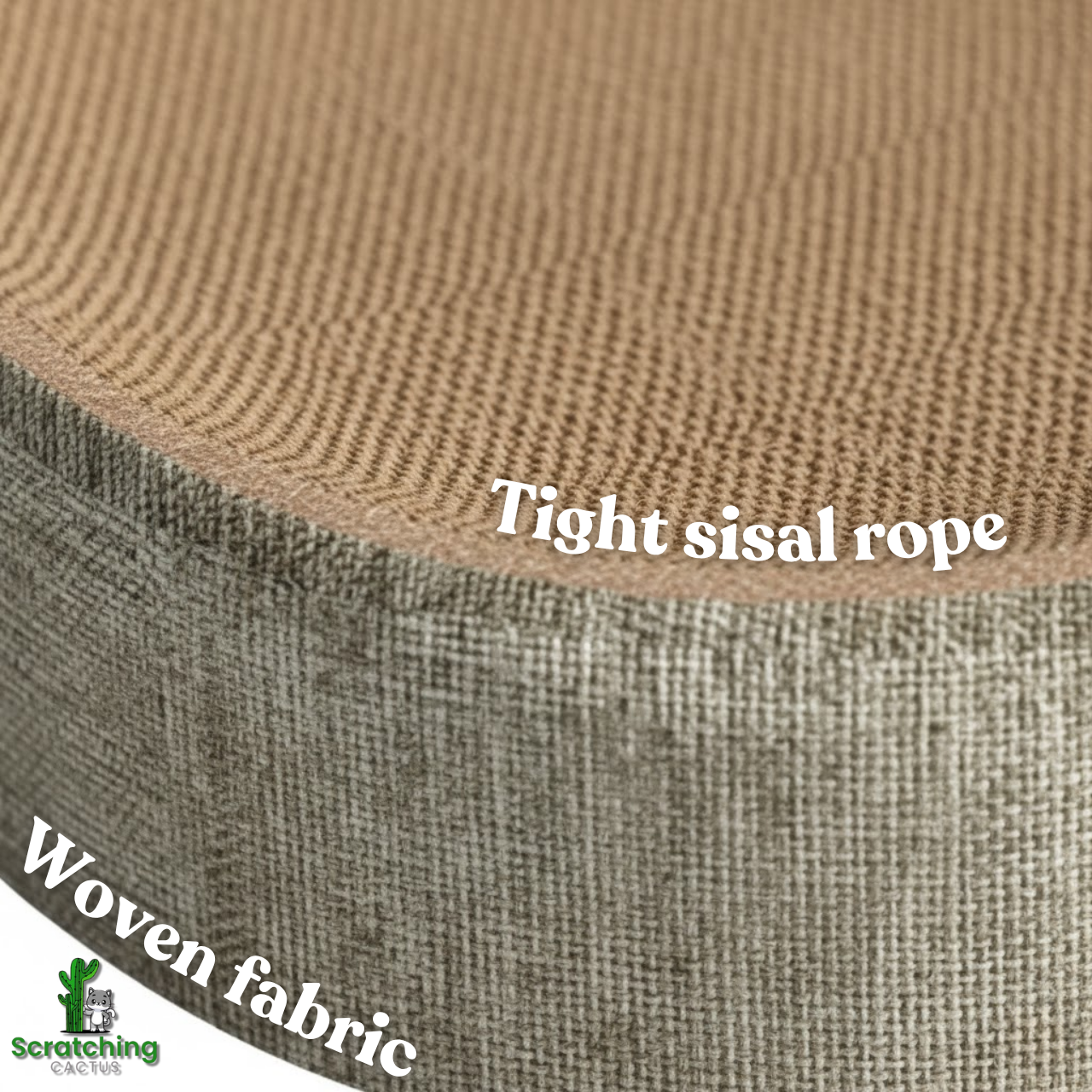 Sisal Cat Scratcher Lounge Bed – Eco-Friendly Scratch & Nap Board