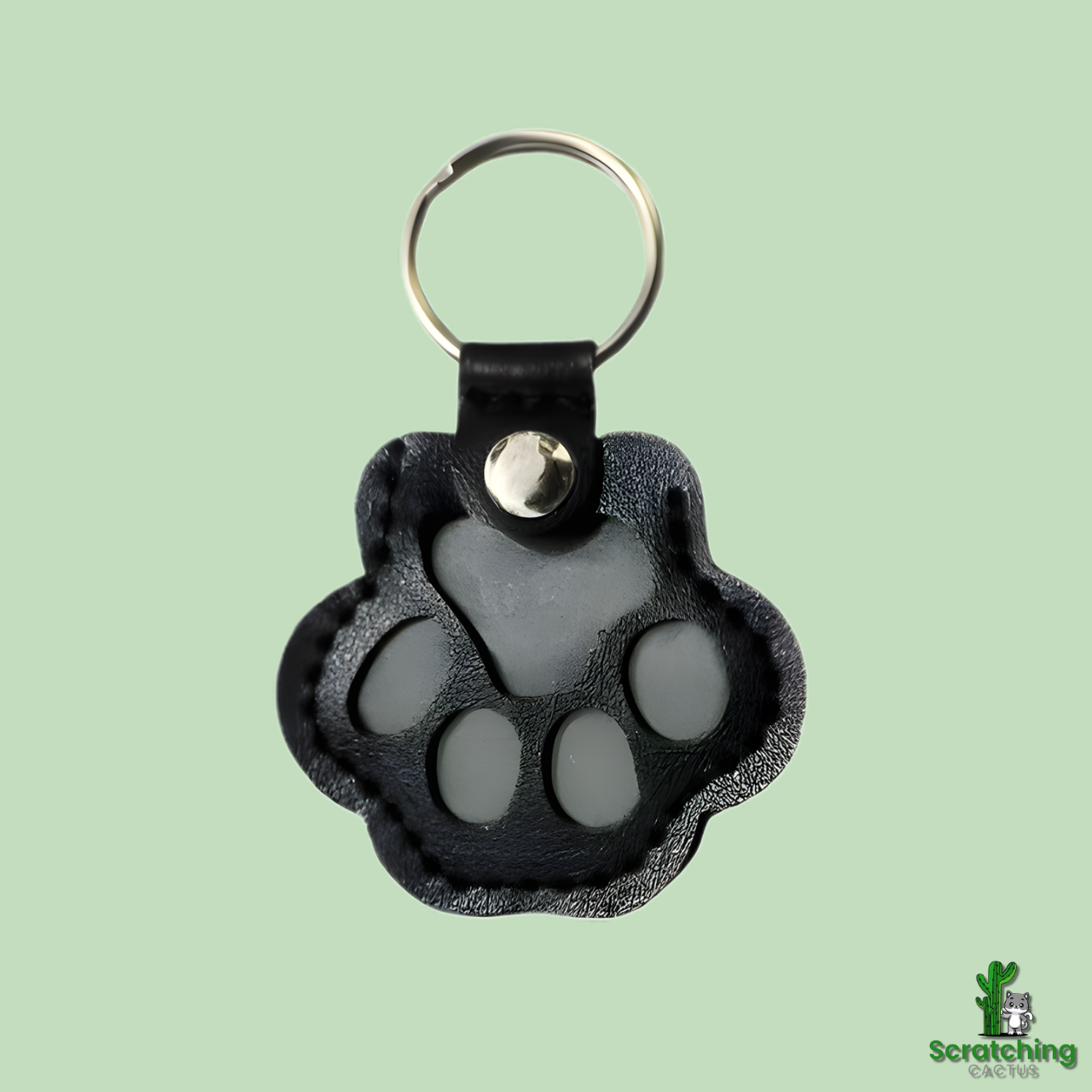 Pet Hair Memorial Keychain Keepsake Locket – PU Leather Pet Fur Holder