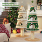 Modern Christmas Cat Tree with Metal Frame & Condos for Large Cats