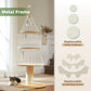 Modern Christmas Cat Tree with Metal Frame & Condos for Large Cats