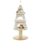 Modern Christmas Cat Tree with Metal Frame & Condos for Large Cats