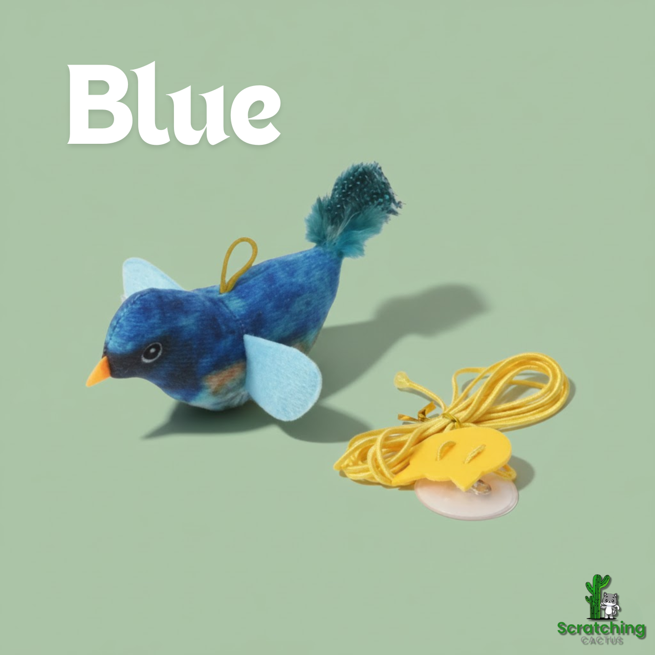 Interactive Indoor Hanging Bird Toy for Cats with Sound & Catnip