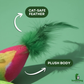 Interactive Indoor Hanging Bird Toy for Cats with Sound & Catnip