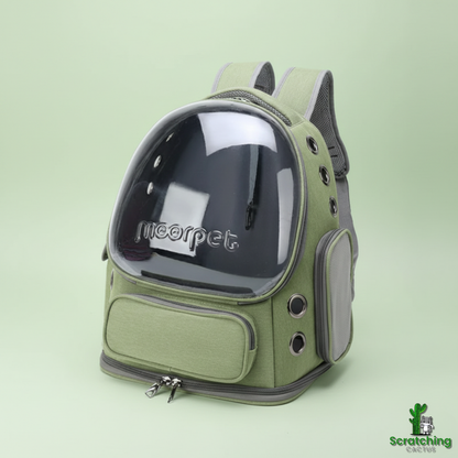 Transparent Pet Carrier Backpack & Travel Bag for Cats & Small Dogs