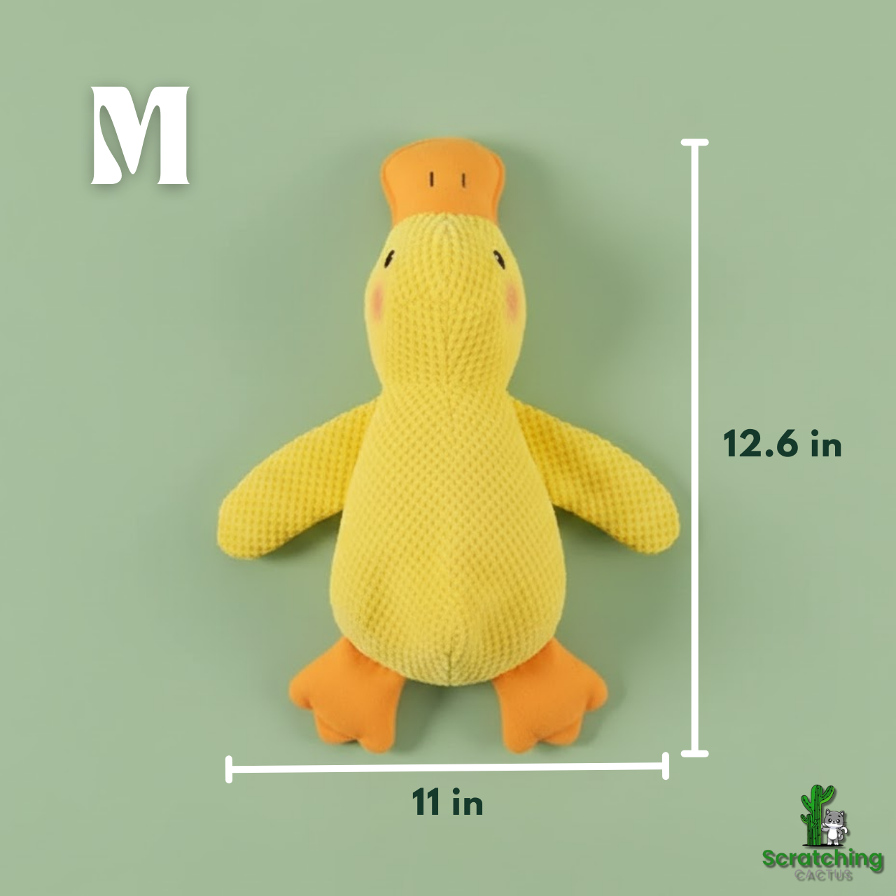 Stomping Duck Toy – Bite-Resistant, Teeth-Cleaning Interactive Plush