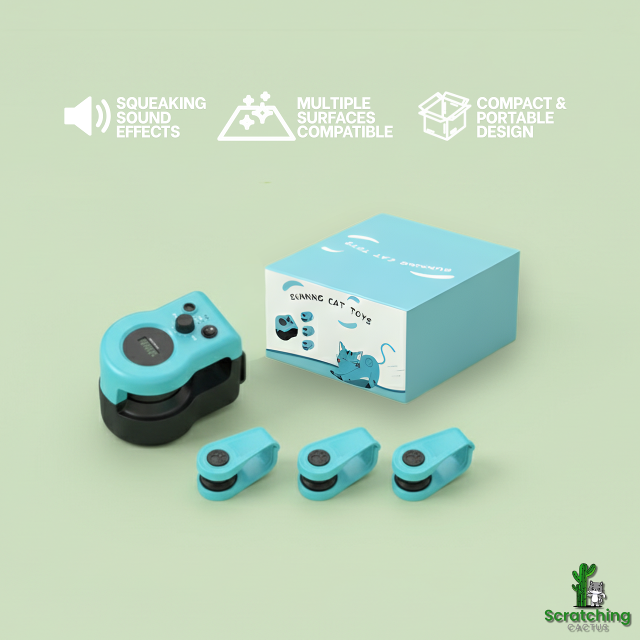 Interactive Cat Exercise Wheel & Feather Teaser Treadmill – Adjustable Speed