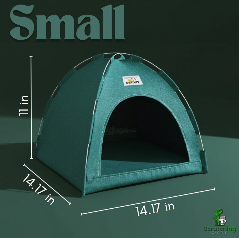 Foldable Four-Season Pet Tent House – Portable Cat & Dog Shelter